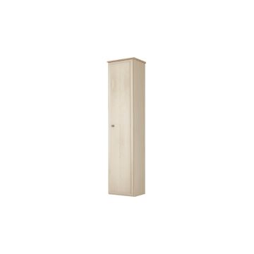 Susy armadio 1 anta battente betulla e legno naturale-In pannello ecologico certificato-Legno naturale-Pannello ecologico-241 cmx45 cm