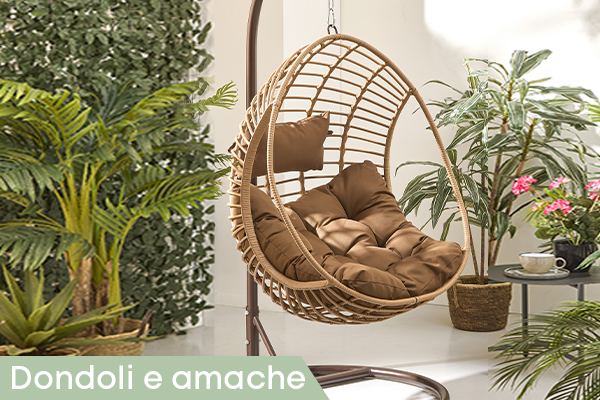 dondoli e amache da giardino