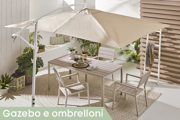 gazebo e ombrelloni